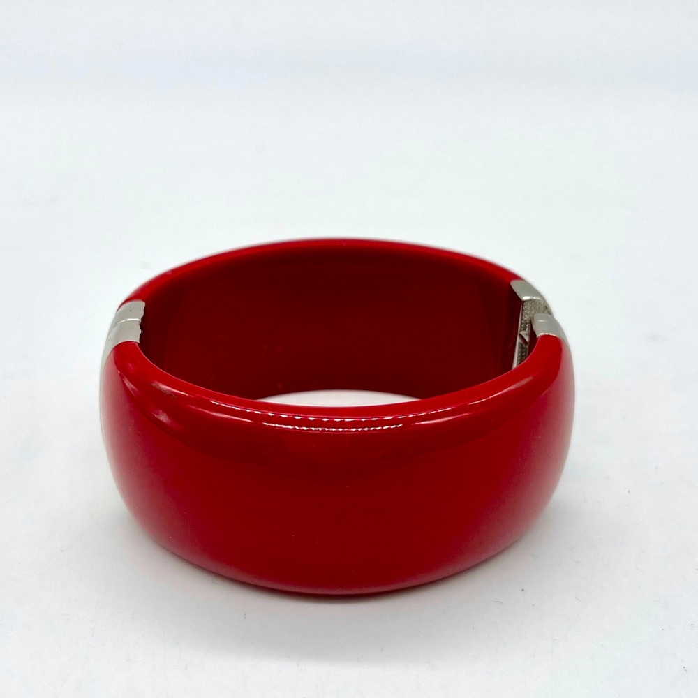 Wooden Cuff Bracelet w/ Hinge Closure